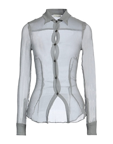 DRIES VAN NOTEN Silk shirts & blouses Grey 100% Silk