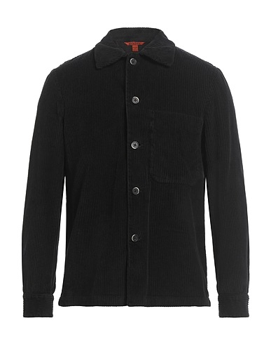 BARENA Solid color shirt Black 100% Cotton