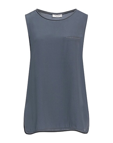 PESERICO Top 100% Seide, Baumwolle