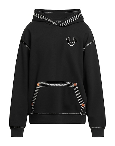 TRUE RELIGION Hoodie Schwarz 67% Baumwolle, 33% Polyester