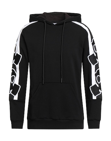 BUT NOT Hooded track jacket  Black 75% Cotton, 20% Polyester, 5% Elastane