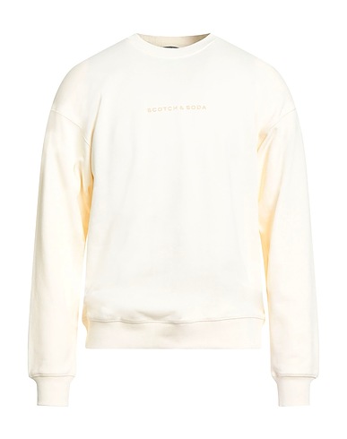 SCOTCH & SODA Sweatshirt Cream 100% Cotton