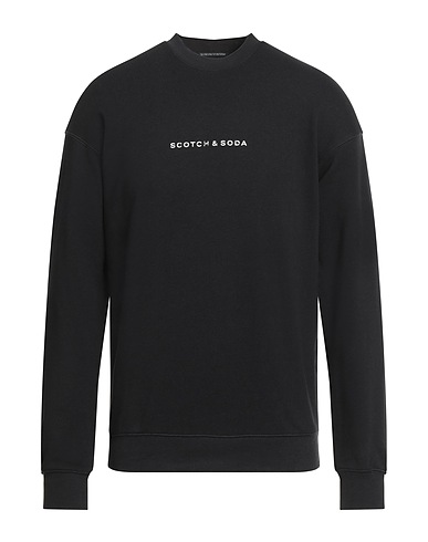 SCOTCH & SODA Felpa Nero 100% Cotone