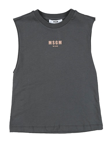 MSGM T-shirt Piombo 100% Cotone