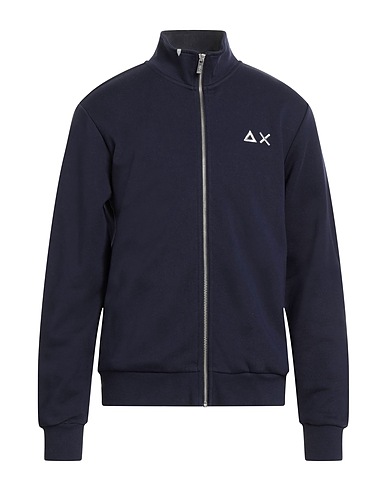 SUN 68 Sweatshirt Midnight blue 84% Cotton, 16% Polyester