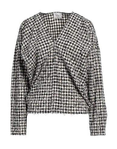 ALYSI Top CRÈME Black 100% Cotton
