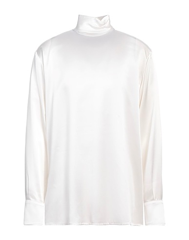DOLCE&GABBANA Solid colour shirt White 100% Silk