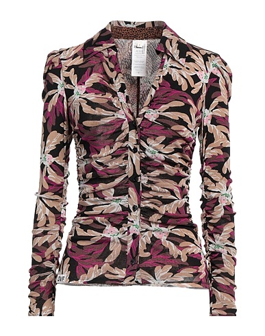 DIANE VON FURSTENBERG Hemden und Blusen mit Blumen Beige 100% Nylon