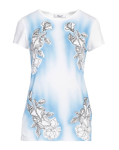 BLUGIRL T-shirt Azure 95% Viscose, 5% Elastane
