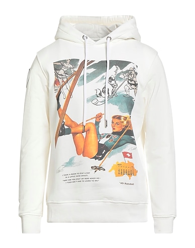 1921 Hooded sweatshirt BIANCO 100% Cotton