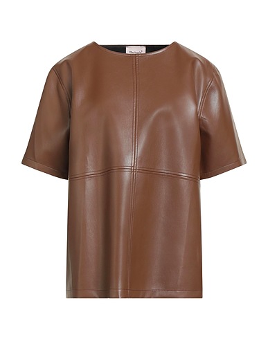 MARIUCCIA Top Chocolate brown 100% Polyester
