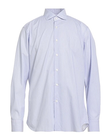 CALIBAN Striped shirt Blue 100% Cotton