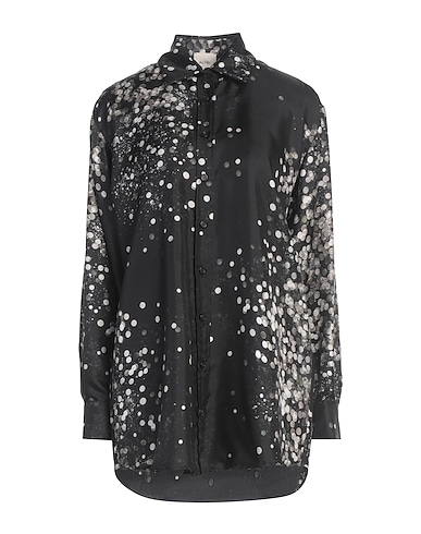 ALYSI Patterned shirts & blouses CHOCOLAT NERO 100% Silk