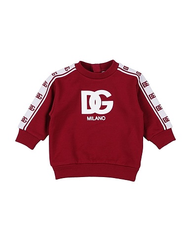 DOLCE&GABBANA Sweatshirt Burgundy 100% Cotton, Polyester, Elastane, Polyamide