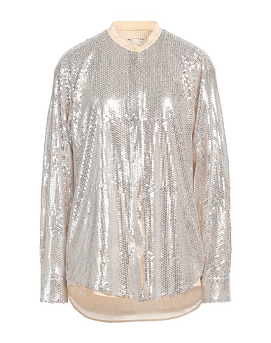 ALYSI Shirts CRÈME Silver 100% Polyester