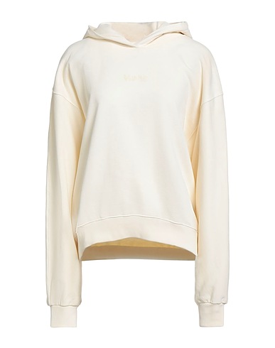 DISCLAIMER Hooded track jacket  Cream 100% Cotton