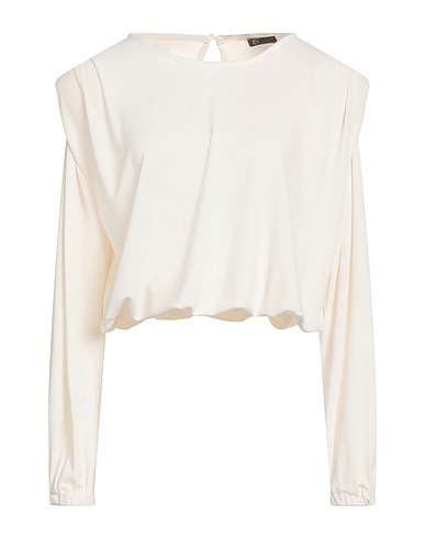 CRISTINAEFFE Top Ivoire 95% Polyester, 5% Élasthanne