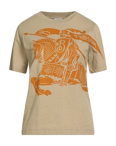 BURBERRY T-shirt Khaki 97% Cotton, 3% Elastane
