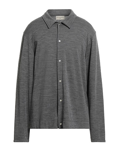 OFFICINE GÉNÉRALE Camicie Grigio 98% Lana, 2% Poliammide