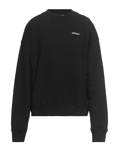 OFF-WHITE™ Φούτερ Μαύρο 100% Βαμβάκι, Ελαστάνη