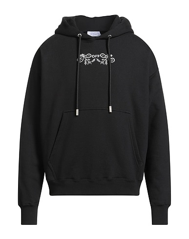 OFF-WHITE™ Hooded track jacket  Black 100% Cotton, Elastane