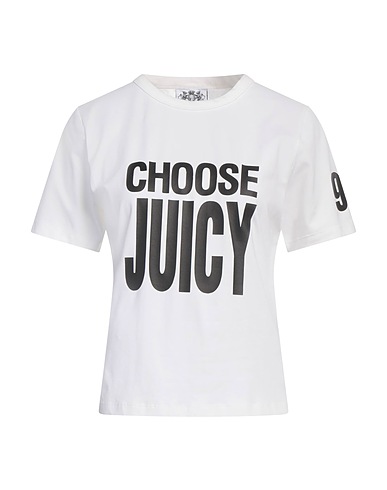 JUICY COUTURE T-shirt White 95% Cotton, 5% Elastane