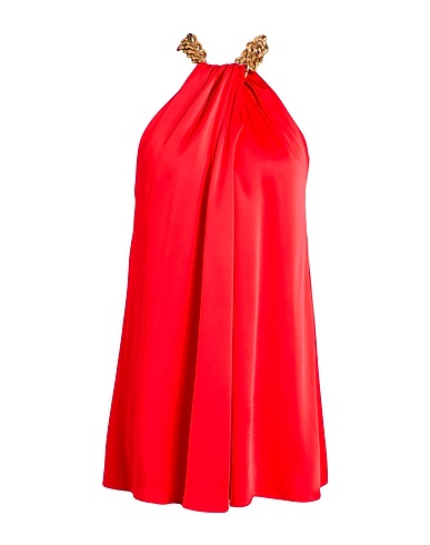 STELLA McCARTNEY Top Red 64% Acetate, 36% Viscose, Metal