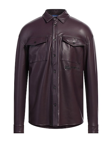 KARL LAGERFELD JEANS Solid colour shirt 100% Polyurethane