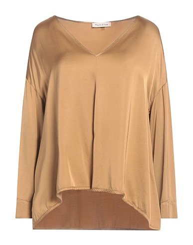 MANILA GRACE Top Cammello 100% Viscosa