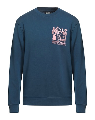 SCOTCH & SODA Sweatshirt Navy blue 100% Cotton