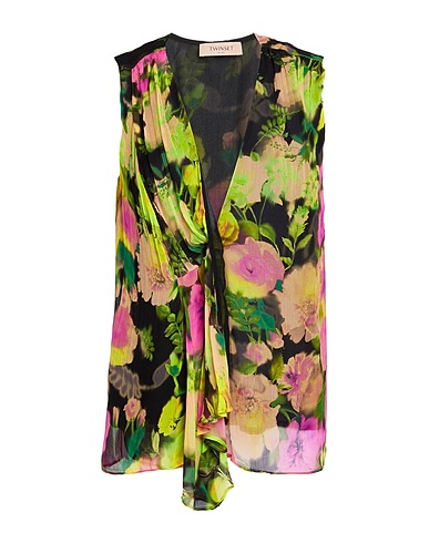 TWINSET Top Lime green 100% Viscose
