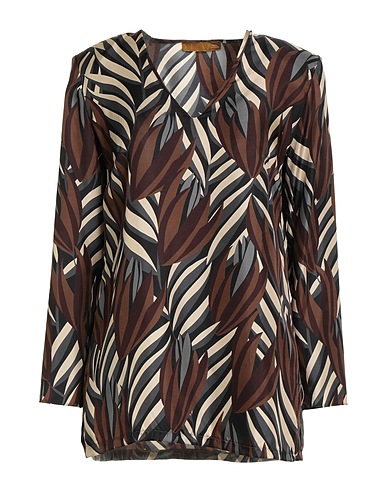 SIYU Silk top Brown 100% Silk