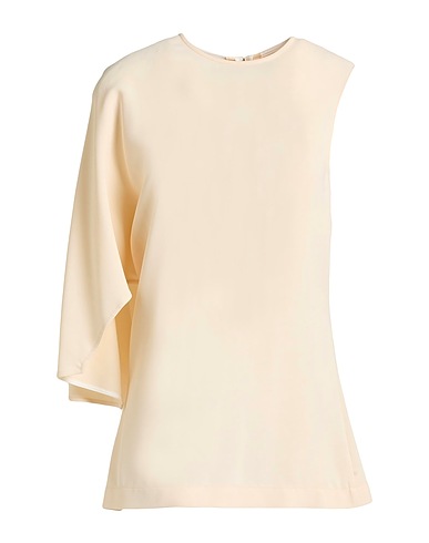 STELLA McCARTNEY Top Cream 96% Viscose, 4% Elastane