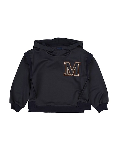 MONNALISA Sweatshirt Navy blue 60% Cotton, 40% Polyester