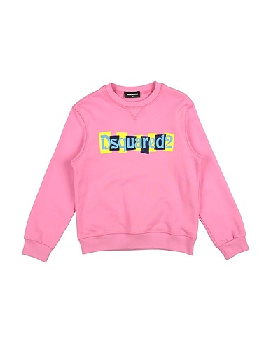 DSQUARED2 Felpa Rosa 100% Cotone