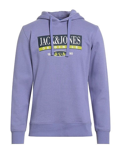 JACK & JONES Hooded track jacket 60% Cotton, 40% Polyester