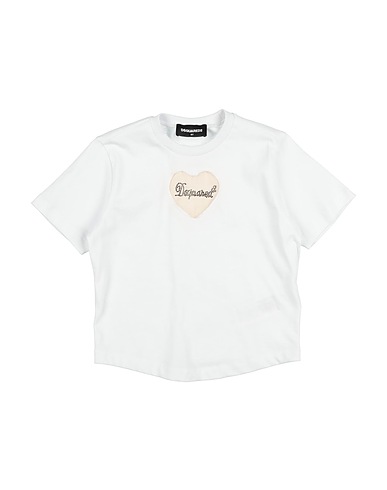 DSQUARED2 T-shirt Bianco 100% Cotone