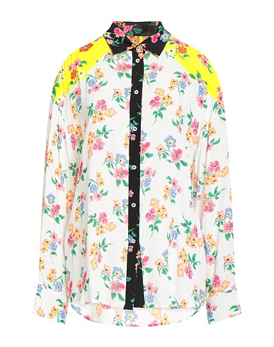 MSGM Floral shirts & blouses White 100% Viscose