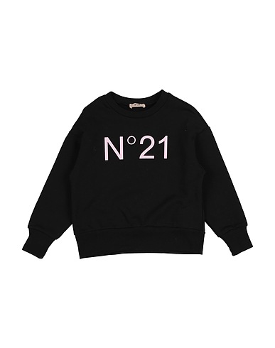 N°21 Felpa Nero 100% Cotone