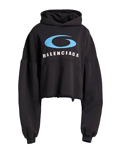 BALENCIAGA Hooded sweatshirt Charcoal 100% Cotton