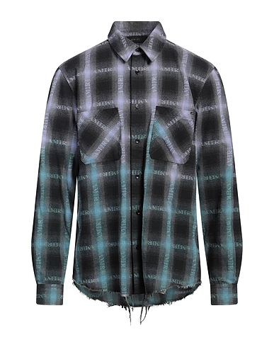 AMIRI Checked shirt Black 68% Cotton, 27% Polyester, 5% Other Fibres