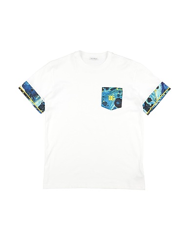 DOLCE&GABBANA T-shirt Bianco 90% Cotone, 10% Poliestere