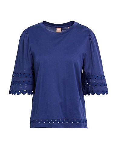 BOSS T-shirt Navy 100% Cotton