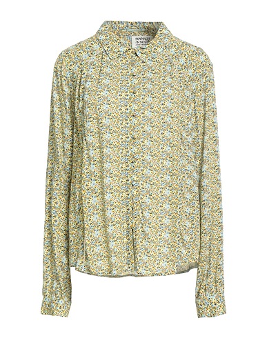 MAISON SCOTCH Hemden und Blusen mit Blumen Gelb 100% Viskose
