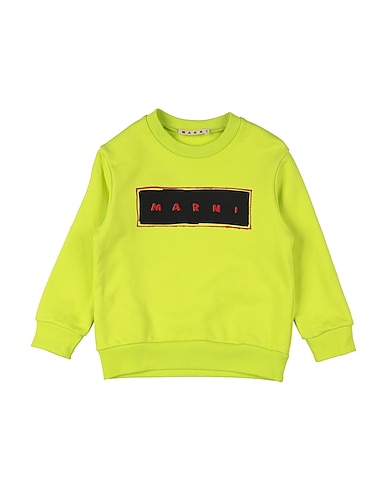 MARNI Felpa Verde lime 100% Cotone