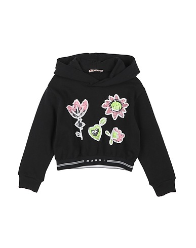 MARNI Felpa Nero 100% Cotone, Nylon, Poliestere, Plastica