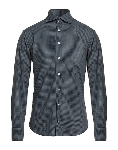 BASTONCINO Patterned shirt BLU NAVY 100% Cotton