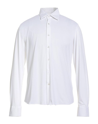 RRD Solid color shirt White 86% Polyamide, 14% Elastane