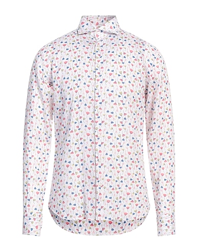 BASTONCINO Linen shirt Magenta 100% Linen