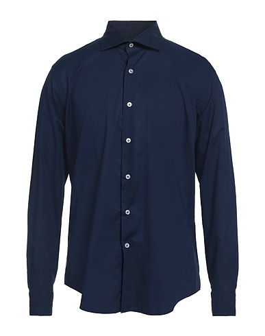 GIANNETTO PORTOFINO Chemise de couleur unie 100% Coton